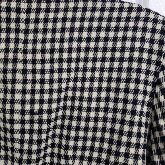 BRAEMAR JEREMY SCOTT 100% Wool Houndstooth Gold Buttons Blazer Jacket - Picture 14 of 14